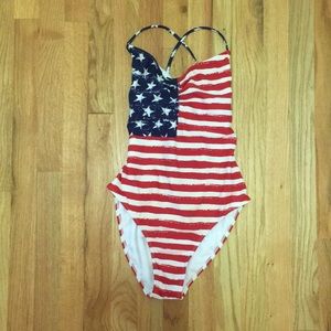 American Flag Bathing Suit